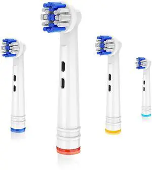 Replacement Brush Heads for Oral-B Braun Electric Toothbrush,4Pcs Replacement Brush Heads for Oral-B Braun Electric Toothbrush,4Pcs