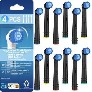 12PCS Replacement Heads Compatible with Oral B Braun Electric Toothbrush, Replacement Toothbrush Heads Compatible with Oral-b Pro 1000/7500/3000/7000/8000/500, 12Packs 12PCS Replacement Heads Compatible with Oral B Braun Electric Toothbrush, Replacement Toothbrush Heads Compatible with Oral-b Pro 1000/7500/3000/7000/8000/500, 12Packs
