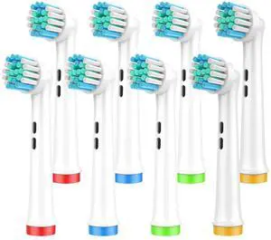Toothbrush Heads for Oral B, 8 Pack Precision Clean Electric Toothbrush Replacement Heads Medium Soft Dupont Bristles Replacement Toothbrush Heads for Oral Health and Plaque Removal Toothbrush Heads for Oral B, 8 Pack Precision Clean Electric Toothbrush Replacement Heads Medium Soft Dupont Bristles Replacement Toothbrush Heads for Oral Health and Plaque Removal