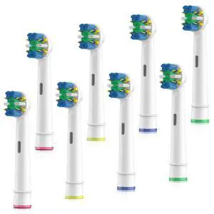Replacement Toothbrush Heads for Oral b Braun, FDMDAF Professional Electric Toothbrush Heads, Brush Heads Refill Compatible with Oral b 7000/Pro 1000/9600/ 5000/3000/8000 (8 Packs) Replacement Toothbrush Heads for Oral b Braun, FDMDAF Professional Electric Toothbrush Heads, Brush Heads Refill Compatible with Oral b 7000/Pro 1000/9600/ 5000/3000/8000 (8 Packs)