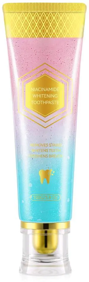 Niacinamide Whitening Toothpaste, Intensive Whitens Teeth, Protects Tooth Enamel Natural Gentle Care, Freshens Breath, Fluoride-Free Formula is Suitable for Sensitive Teeth - 3.8 oz | 1 Pcs Niacinamide Whitening Toothpaste, Intensive Whitens Teeth, Protects Tooth Enamel Natural Gentle Care, Freshens Breath, Fluoride-Free Formula is Suitable for Sensitive Teeth - 3.8 oz | 1 Pcs