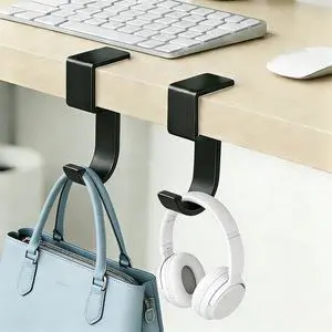 Durable Alloy Purse Holder for Table: 2-Pack Purse Hook for Desk with Non-Slip Pad - Portable Handbag Hanger for Restaurants, Office Desks, Bars & Cafes Hanging Umbrellas Keys Cups Headphone Durable Alloy Purse Holder for Table: 2-Pack Purse Hook for Desk with Non-Slip Pad - Portable Handbag Hanger for Restaurants, Office Desks, Bars & Cafes Hanging Umbrellas Keys Cups Headphone