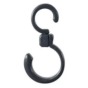 Multifunctional Plastic Swivel Foldable Hook Portable Rotate S Hook Hanger Multifunctional Plastic Swivel Foldable Hook Portable Rotate S Hook Hanger