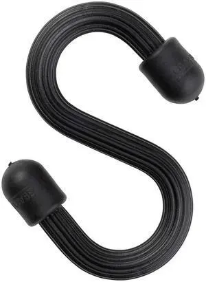 Gear Tie Bendable S-Hook, Flexible S-Hook Hanger for Garage, Closet, Kitchen and Plants, Black, 1 Count (Pack of 1) Gear Tie Bendable S-Hook, Flexible S-Hook Hanger for Garage, Closet, Kitchen and Plants, Black, 1 Count (Pack of 1)