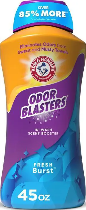 Odor Blasters Laundry Scent Booster, Fresh Burst Scent, 45 Oz Odor Blasters Laundry Scent Booster, Fresh Burst Scent, 45 Oz
