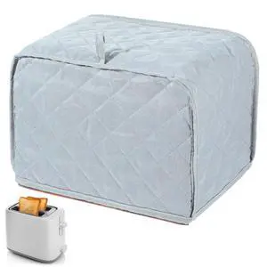Toaster Cover 2 Slice, Quilted Toaster Cover, Small Appliance Covers, Polyester Dust Appliance Covers for 2 Slice Toasters, Kitchen Small Appliance(Grey) Toaster Cover 2 Slice, Quilted Toaster Cover, Small Appliance Covers, Polyester Dust Appliance Covers for 2 Slice Toasters, Kitchen Small Appliance(Grey)