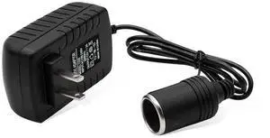 AC to DC Converter, 100-240V to 12V 2A 24W AC/DC Converter, Auto AC/DC Power Supply Adapter Transformer with Cigarette Lighter Socket for Inflator, Refrigerator and Other Car Devices AC to DC Converter, 100-240V to 12V 2A 24W AC/DC Converter, Auto AC/DC Power Supply Adapter Transformer with Cigarette Lighter Socket for Inflator, Refrigerator and Other Car Devices