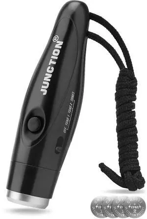 Electronic Whistle, Battery Operated Whistle Adjustable 3 Different Loud Whistle Sounds with Lanyard Handheld Electronic Whistles for Referees Volleyball Coaches Teacher, Soccer Sports Whistle-Black Electronic Whistle, Battery Operated Whistle Adjustable 3 Different Loud Whistle Sounds with Lanyard Handheld Electronic Whistles for Referees Volleyball Coaches Teacher, Soccer Sports Whistle-Black