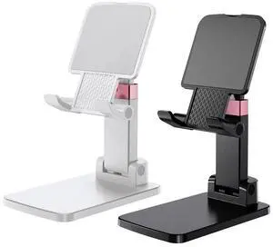 Cell Phone Stand Cute Mobile Holder For iPhone Desk Office Accessories | for thick cases; Under 12" Tablets, e-readers; Folds flat; Anti-slip; Weighted base Cell Phone Stand Cute Mobile Holder For iPhone Desk Office Accessories | for thick cases; Under 12" Tablets, e-readers; Folds flat; Anti-slip; Weighted base