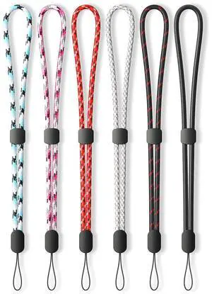 6 Pack Cell Phone Camera Wrist Straps, Wrist Lanyards | Adjustable Nylon Hand Wrist Strap Lanyards for Flashlights, USB Drives, GoPro and Keys, Mixed Undertint 6 Pack Cell Phone Camera Wrist Straps, Wrist Lanyards | Adjustable Nylon Hand Wrist Strap Lanyards for Flashlights, USB Drives, GoPro and Keys, Mixed Undertint
