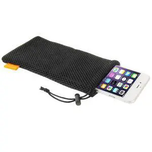 5-Pack Nylon Mesh Drawstring Storage Pouch Bag - 3.5 x 7.3 Inch Multi Purpose Travel & Outdoor Activity Pouch for Cell Phone,Sunglass,Electronic Gadgets, Black 5-Pack Nylon Mesh Drawstring Storage Pouch Bag - 3.5 x 7.3 Inch Multi Purpose Travel & Outdoor Activity Pouch for Cell Phone,Sunglass,Electronic Gadgets, Black