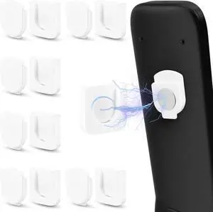 6-Piece Magnetic Remote Control Holder Wall Mount - Self Adhesive Suitable for Tv Backside as Well as Tv Fan and Air Conditioner Remote Controls 6-Piece Magnetic Remote Control Holder Wall Mount - Self Adhesive Suitable for Tv Backside as Well as Tv Fan and Air Conditioner Remote Controls