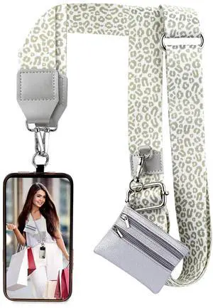 Clip and Go Strap for Phone with Wallet Crossbody,Multicolor 17 | Cell Phone Lanyard with Zippered Purse,Anti Theft Cross Body Lanyard for Women/Teacher,Cellphone Wrist Chain Accessories Clip and Go Strap for Phone with Wallet Crossbody,Multicolor 17 | Cell Phone Lanyard with Zippered Purse,Anti Theft Cross Body Lanyard for Women/Teacher,Cellphone Wrist Chain Accessories