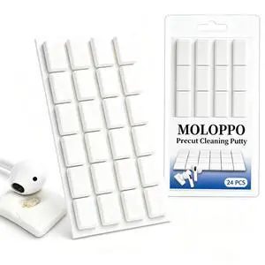 1 Pack Cleaning Putty for AirPods Cleaner Kit, White | 24pcs 0.6"*0.9" Cleaning Puttys, Large Particles, Dust Removal, for AirPods Pro, Charge Port, Keyboard, Phone, Electronics 1 Pack Cleaning Putty for AirPods Cleaner Kit, White | 24pcs 0.6"*0.9" Cleaning Puttys, Large Particles, Dust Removal, for AirPods Pro, Charge Port, Keyboard, Phone, Electronics
