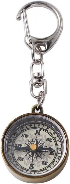 Gold Vintage Zinc Alloy Metal Compass with Chain, Key Ring Camping Compass Keychain Navigation Tools Key Ring,Compasses Electronics and Gadgets Recreation Accessories Gold Vintage Zinc Alloy Metal Compass with Chain, Key Ring Camping Compass Keychain Navigation Tools Key Ring,Compasses Electronics and Gadgets Recreation Accessories