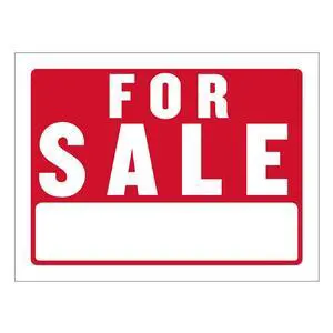 BAZIC 9" X 12" for Sale Sign BAZIC 9" X 12" for Sale Sign