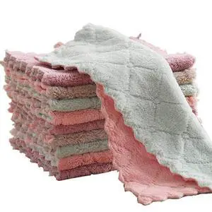 10-Pack Microfiber Cleaning Cloth Dish Towels, Double-Sided Dish Drying TowelsReusable Household Cleaning Cloths for House Furniture Table Kitchen Dish Window Glasses 10-Pack Microfiber Cleaning Cloth Dish Towels, Double-Sided Dish Drying TowelsReusable Household Cleaning Cloths for House Furniture Table Kitchen Dish Window Glasses
