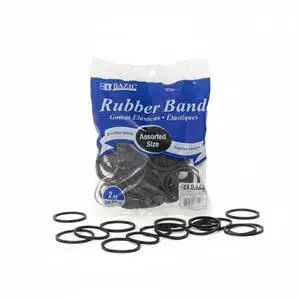Assorted Size Black Rubber Bands, 2 oz Bag | Stretch to bundle papers, Cards, Cash, Supplies Assorted Size Black Rubber Bands, 2 oz Bag | Stretch to bundle papers, Cards, Cash, Supplies