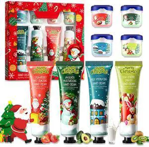 8Pcs Hand Cream and Lip Balm Sets, Repair dry skin for Christmas Gifts | Travel Set Multiple Fragrances, Hydration & Non-Sticky, Reduce Fine Lines, For Dry, Scaly, Dullness Skin, Perfect Women Gift 8Pcs Hand Cream and Lip Balm Sets, Repair dry skin for Christmas Gifts | Travel Set Multiple Fragrances, Hydration & Non-Sticky, Reduce Fine Lines, For Dry, Scaly, Dullness Skin, Perfect Women Gift