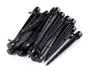 Adjustable 360 Degree Water Flow Irrigation Drippers on Stake Emitter Drip System,Pack of 50 Adjustable 360 Degree Water Flow Irrigation Drippers on Stake Emitter Drip System,Pack of 50