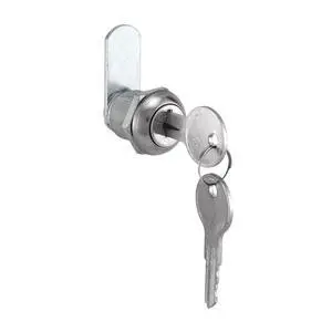 Prime-Line U 9941KA Diecast Keyed Alike Drawer and Cabinet Lock, 3 Cams, Trim Collar, 2 Washers, 2 Keys and Fasteners, 5/8 Length for 5/16 Max Panel Thickness, Stainless Steel (Set of 1) Prime-Line U 9941KA Diecast Keyed Alike Drawer and Cabinet Lock, 3 Cams, Trim Collar, 2 Washers, 2 Keys and Fasteners, 5/8 Length for 5/16 Max Panel Thickness, Stainless Steel (Set of 1)
