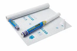 Clear Self-Adhesive Book Cover Roll, 17.5 in x 5 Ft | 17.5 in x 5 ft clear self-adhesive book cover roll; Cut to size to protect textbooks and notebooks Clear Self-Adhesive Book Cover Roll, 17.5 in x 5 Ft | 17.5 in x 5 ft clear self-adhesive book cover roll; Cut to size to protect textbooks and notebooks