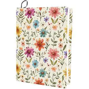 Flower Stretchable Book Cover Leaf Floral Washable Reusable Large Nylon Cloth Polyester Book Protector Elastic Notebook Wraps Suitable for Most Books Planner Journaling Flower Stretchable Book Cover Leaf Floral Washable Reusable Large Nylon Cloth Polyester Book Protector Elastic Notebook Wraps Suitable for Most Books Planner Journaling