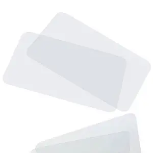 Clear Plastic Placemats Set of 2, 17.5x12 Transparent Vinyl Table Mats | Wipeable Vinyl Placemats, Crystal Clear Plastic Mat for Dining, Kitchen, Office, Shelves - Heat Resistant Table Place Mats Clear Plastic Placemats Set of 2, 17.5x12 Transparent Vinyl Table Mats | Wipeable Vinyl Placemats, Crystal Clear Plastic Mat for Dining, Kitchen, Office, Shelves - Heat Resistant Table Place Mats