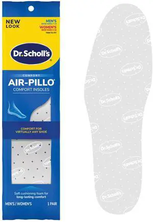 AIR-PILLO Insoles // Ultra-Soft Cushioning and Lasting Comfort with Two Layers of Foam that Fit in Any Shoe - One pair AIR-PILLO Insoles // Ultra-Soft Cushioning and Lasting Comfort with Two Layers of Foam that Fit in Any Shoe - One pair