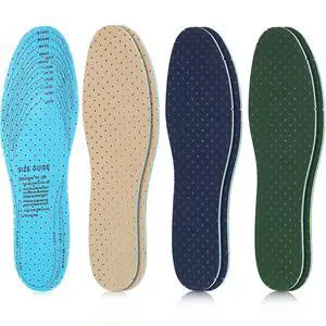 3 Pairs Foam Insoles Dual Layer Latex,Khaki, Green, Blue | Breathable Perforated Inserts for Women Men, Double-Layer Latex Foam, Replacement Insoles for Men 7-11 Woman 2-8, Cuttable 3 Pairs Foam Insoles Dual Layer Latex,Khaki, Green, Blue | Breathable Perforated Inserts for Women Men, Double-Layer Latex Foam, Replacement Insoles for Men 7-11 Woman 2-8, Cuttable