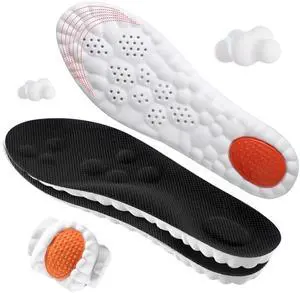 4D Cloud-Soft Comfort Soles for Women - Memory Foam Cushioning Steppers Insoles with Heel Shock Pad - Trim-to-Fit Arch Support Insoles for Foot Pain Relief and Fatigue Reduction (US W 6.5-9) 4D Cloud-Soft Comfort Soles for Women - Memory Foam Cushioning Steppers Insoles with Heel Shock Pad - Trim-to-Fit Arch Support Insoles for Foot Pain Relief and Fatigue Reduction (US W 6.5-9)