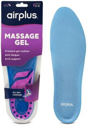Super Gel Cushion Insole for Womens Shoe Sizes 5-11 All-Day Comfort, Shock Absorption, Gel Zones, Full-Length Footbed, Trim-to-Fit for Casual, Athletic, Dress Shoes, and Work Boots Super Gel Cushion Insole for Womens Shoe Sizes 5-11 All-Day Comfort, Shock Absorption, Gel Zones, Full-Length Footbed, Trim-to-Fit for Casual, Athletic, Dress Shoes, and Work Boots