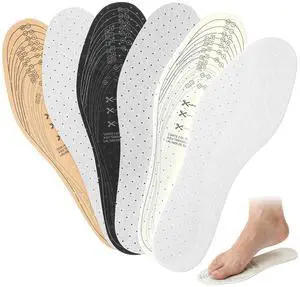 3Pairs Thin Insoles for Women Men Breathable Thin Shoe Foam Inserts Replacement Soft Latex Insoles Inserts Walking Comfort for 1-8 Men 7-11 (Black, Brown, White) 3Pairs Thin Insoles for Women Men Breathable Thin Shoe Foam Inserts Replacement Soft Latex Insoles Inserts Walking Comfort for 1-8 Men 7-11 (Black, Brown, White)