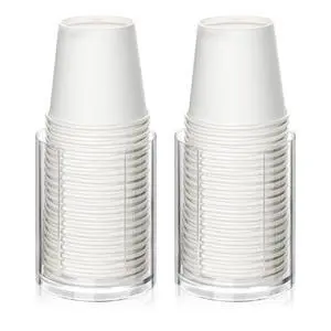 2 Pack Mouthwash Cups Holder,Bathroom Cup Dispenser,Small Disposable Paper Cup Tray for Bathroom Sink Counter 2 Pack Mouthwash Cups Holder,Bathroom Cup Dispenser,Small Disposable Paper Cup Tray for Bathroom Sink Counter