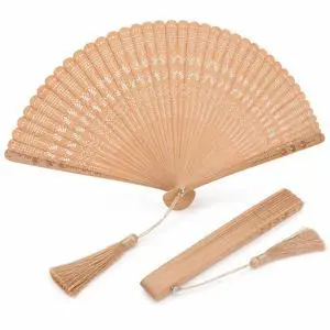 Bamboo Folding Fan for Women, Vintage Chinese Handheld Foldable Fan, Small Portable Wood Cooling Accessory for Hot Flashes, Church, Wedding Party, Dance Performance, Festival Gift Bamboo Folding Fan for Women, Vintage Chinese Handheld Foldable Fan, Small Portable Wood Cooling Accessory for Hot Flashes, Church, Wedding Party, Dance Performance, Festival Gift