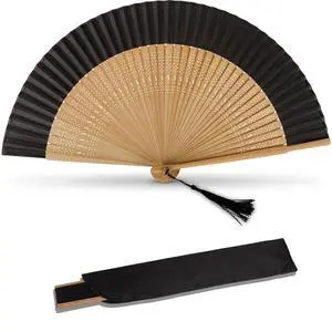 Hand Fan Foldable for Women, Folding Chinese Japanese Vintage Style Bamboo Silk Fans for Party Wedding Dancing Decoration Gift Performance Hand Fan Foldable for Women, Folding Chinese Japanese Vintage Style Bamboo Silk Fans for Party Wedding Dancing Decoration Gift Performance