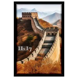 11x17 Picture Frame, Photo Frame for Wall Mounting Display, Black | Fits 11x17 Posters and Art Prints, Clear Shatterproof Cover, Horizontal or Vertical Wall Mount, Gallery Wall, 1 Pack 11x17 Picture Frame, Photo Frame for Wall Mounting Display, Black | Fits 11x17 Posters and Art Prints, Clear Shatterproof Cover, Horizontal or Vertical Wall Mount, Gallery Wall, 1 Pack