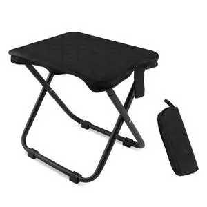 Portable Backpack Stool for Adults, Compact Pocket Folding Stool 176 LBS | Foldable Camp Seat with 4 AntiSink Feet, Lightweight Travel Chair for Camping Fishing Hiking Picnic (Black) Portable Backpack Stool for Adults, Compact Pocket Folding Stool 176 LBS | Foldable Camp Seat with 4 AntiSink Feet, Lightweight Travel Chair for Camping Fishing Hiking Picnic (Black)