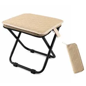 Portable Backpack Stool for Adults, Compact Pocket Folding Stool 176 LBS | Foldable Camp Seat with 4 AntiSink Feet, Lightweight Travel Chair for Camping Fishing Hiking Picnic (Khaki) Portable Backpack Stool for Adults, Compact Pocket Folding Stool 176 LBS | Foldable Camp Seat with 4 AntiSink Feet, Lightweight Travel Chair for Camping Fishing Hiking Picnic (Khaki)