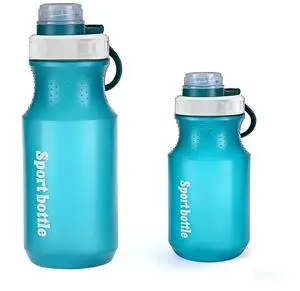 2 PCS Set Plastic Water Bottles, Sports Water Bottles with Leak-Proof Lid, Lightweight Reusable Water Bottles for Running,Gym, School, Travel, BPA Free,Leak Proof (Blue(13oz+20oz) 2 PCS Set Plastic Water Bottles, Sports Water Bottles with Leak-Proof Lid, Lightweight Reusable Water Bottles for Running,Gym, School, Travel, BPA Free,Leak Proof (Blue(13oz+20oz)