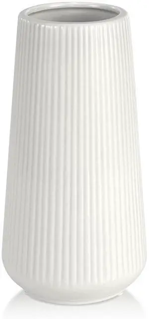 White Ceramic Vase, Small Cute Flower Vase for Pampas Grass, Home, Living Room, Dining Table, Farmhouse, Office Decor, Bedroom, Table, and Kitchen Shelf (White) White Ceramic Vase, Small Cute Flower Vase for Pampas Grass, Home, Living Room, Dining Table, Farmhouse, Office Decor, Bedroom, Table, and Kitchen Shelf (White)