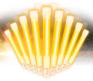Super Bright Emergency Safety Military Grade Glow Sticks with 30 Minutes Duration. Great for Concerts Live Events, Camping, Dancing, Weddings and Summer Vacation (Orange, 10PCS) Super Bright Emergency Safety Military Grade Glow Sticks with 30 Minutes Duration. Great for Concerts Live Events, Camping, Dancing, Weddings and Summer Vacation (Orange, 10PCS)