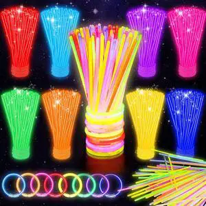 100 Glow Sticks Bulk Party Pack, 8 Neon Glow Sticks, DIY Glowsticks with Connectors Bracelets & Necklaces, Glow in the Dark Party Supplies for Kids, Adults, Parties, 4th of July & Halloween 100 Glow Sticks Bulk Party Pack, 8 Neon Glow Sticks, DIY Glowsticks with Connectors Bracelets & Necklaces, Glow in the Dark Party Supplies for Kids, Adults, Parties, 4th of July & Halloween