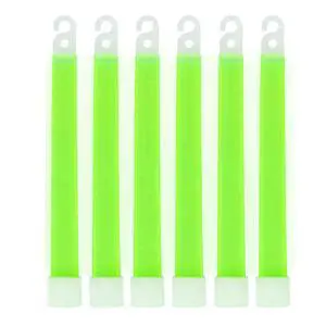Green Glow Sticks, Premium Bright 6 Snap & Light Sticks, 12 Hour-6 Pack Green Glow Sticks, Premium Bright 6 Snap & Light Sticks, 12 Hour-6 Pack