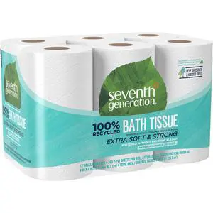 Toilet Paper Recycled Bath Tissue 100% Recycled Paper 2-ply without Chlorine Bleach 12 Rolls Toilet Paper Recycled Bath Tissue 100% Recycled Paper 2-ply without Chlorine Bleach 12 Rolls