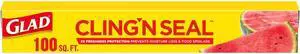 ClingN Seal Plastic Food Wrap, 100 Square Foot Roll (Package May Vary) ClingN Seal Plastic Food Wrap, 100 Square Foot Roll (Package May Vary)