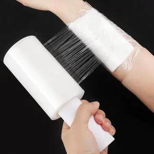 Stretch Wrap Film with Handle, Transparent, Polyethylene, 4.7 Inch x 492 Ft | Wrap Plastic Bags for Ice Tattoo, Industrial Clear Plastic Wrap for Pallet Wrap Moving Supplies Stretch Wrap Stretch Wrap Film with Handle, Transparent, Polyethylene, 4.7 Inch x 492 Ft | Wrap Plastic Bags for Ice Tattoo, Industrial Clear Plastic Wrap for Pallet Wrap Moving Supplies Stretch Wrap