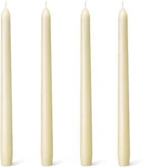 Ivory Taper Candles - 4 Pack 10 Inch Candlesticks - Dripless & Smokeless Tapered Candle 8 Hours Unscented Cream Candle Sticks - Perfect for Wedding Holiday Dinner Party Home Decor Ivory Taper Candles - 4 Pack 10 Inch Candlesticks - Dripless & Smokeless Tapered Candle 8 Hours Unscented Cream Candle Sticks - Perfect for Wedding Holiday Dinner Party Home Decor