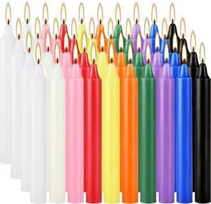 40 Pack Assorted Color Spell Chime Candles, 4 Inch Mini Taper Candles for Home Decor Kitchen Decor Wedding Decoration-10 Colours,Great for Casting Chimes, RitualsChristmas Candles 40 Pack Assorted Color Spell Chime Candles, 4 Inch Mini Taper Candles for Home Decor Kitchen Decor Wedding Decoration-10 Colours,Great for Casting Chimes, RitualsChristmas Candles