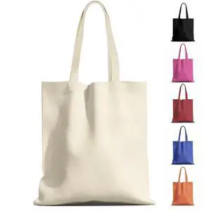 1-200 Pack Available Canvas Reusable Tote Bags with Handle, 1 Pack | 14 x 15-inch Natural Canvas Bags for Work, DIY, Shopping 1-200 Pack Available Canvas Reusable Tote Bags with Handle, 1 Pack | 14 x 15-inch Natural Canvas Bags for Work, DIY, Shopping